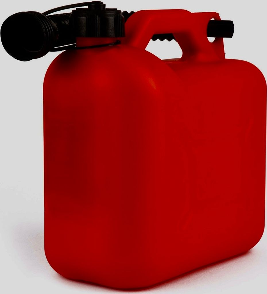 Kraftstoffkanister, Kunststoffkanister 5L Benzinkanister, Dieselkanister, rot