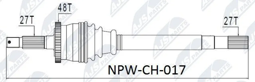 Arbre d'entraînement pour Jeep Cherokee : réparation transmission OE