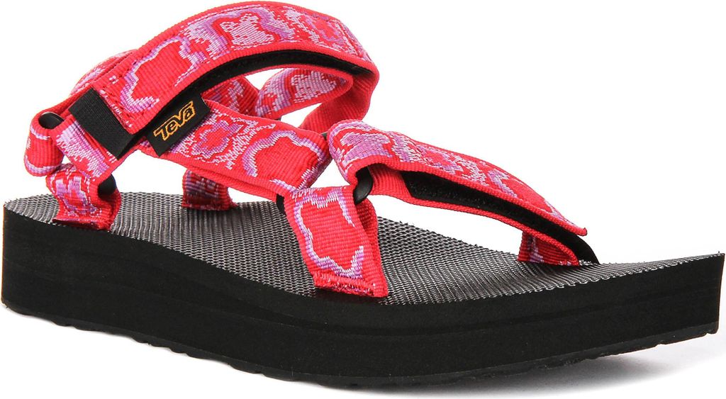 Teva Midform Universe in Rot Floral für Damen – 4 UK - 37 Produktbild 