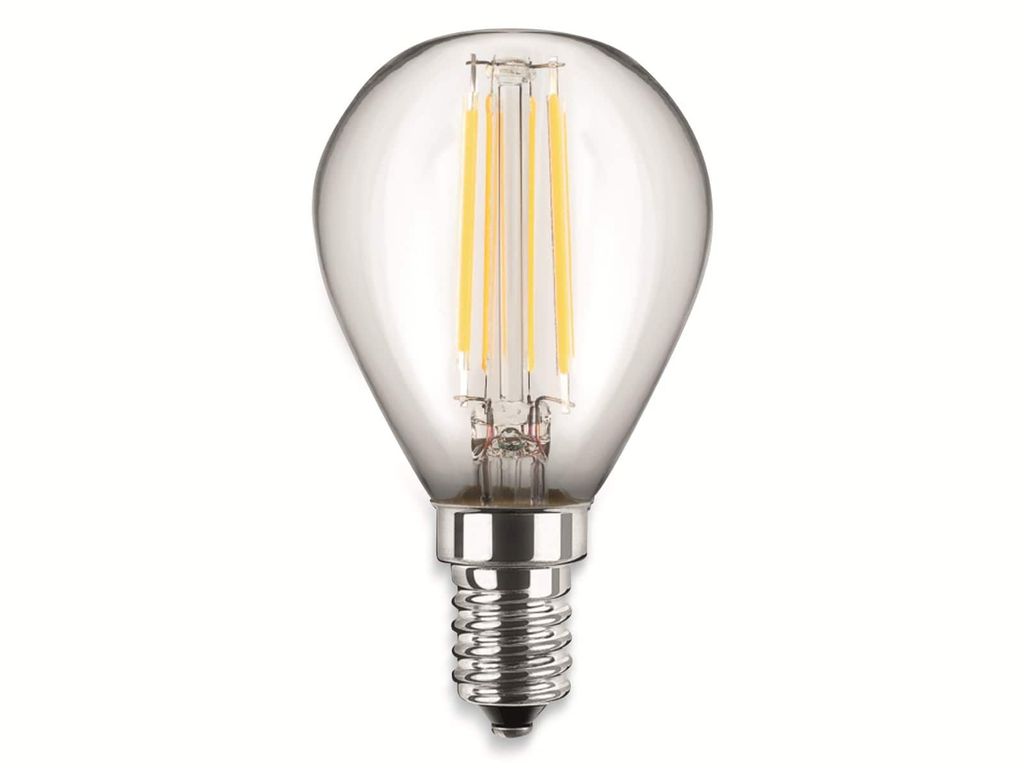 BLULAXA LED-Filament-Lampe, G45, E14, EEK: E, 6,5 W, 810 lm, 2700 K