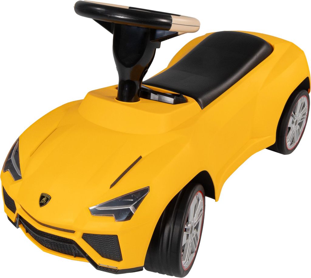 Rutschauto Lamborghini Urus gelb, Rutschfahrzeug ab 1 Jahr, Kinderfahrzeug mit Kipptschutz