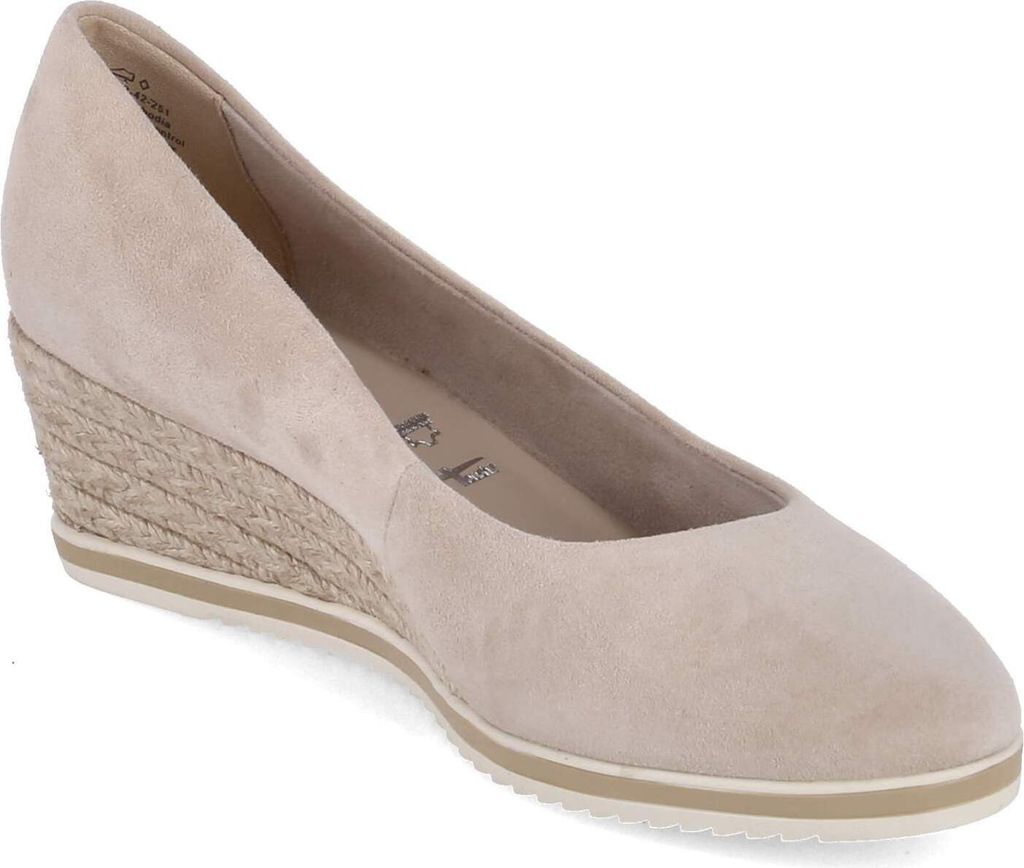Tamaris Damen Pumps Leder Keilabsatz Bastoptik 1-22303-42, Produktbild 11
