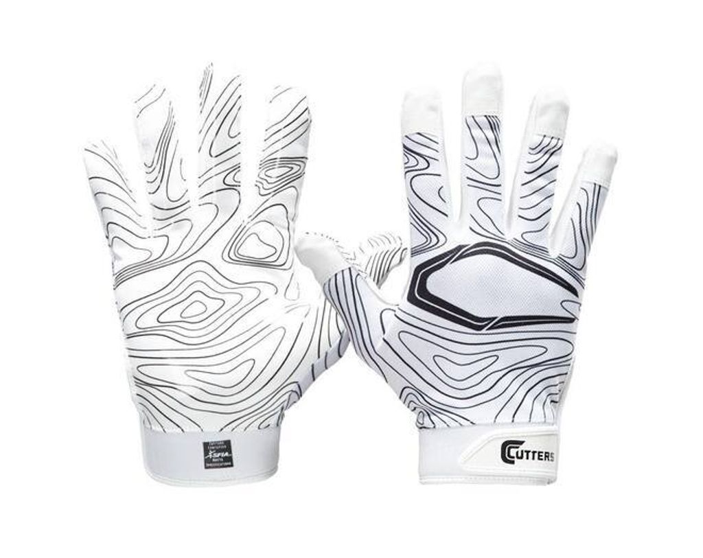 Cutters S150 Game Day Receiver Topo Erwachsene S/M Weiß Produktbild 