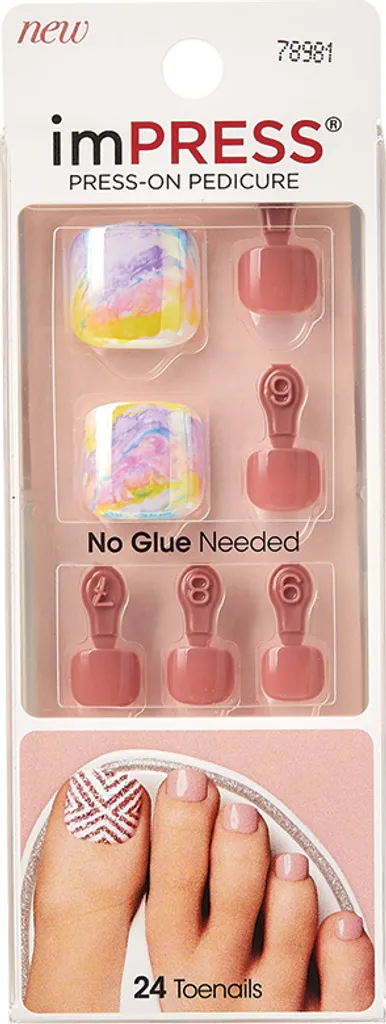 Ongles Artificiels sans Colle KISS Honey Bee - Anti-Abîme Mani x24