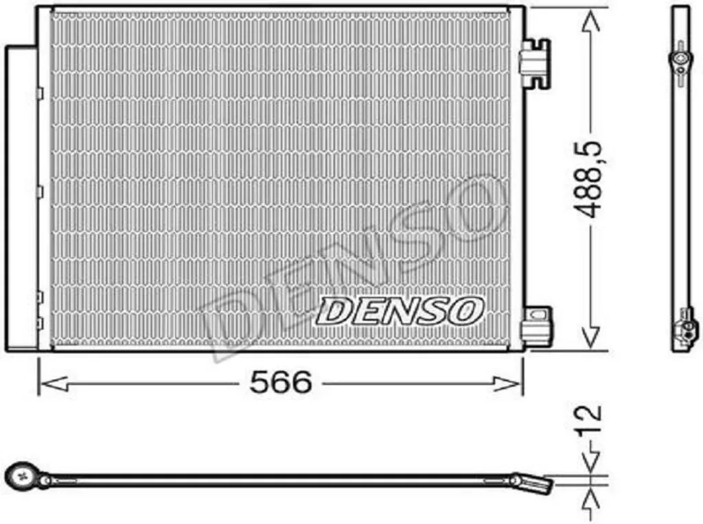 Condenseur de climatisation DENSO DCN46026 - Pièce auto haute performance