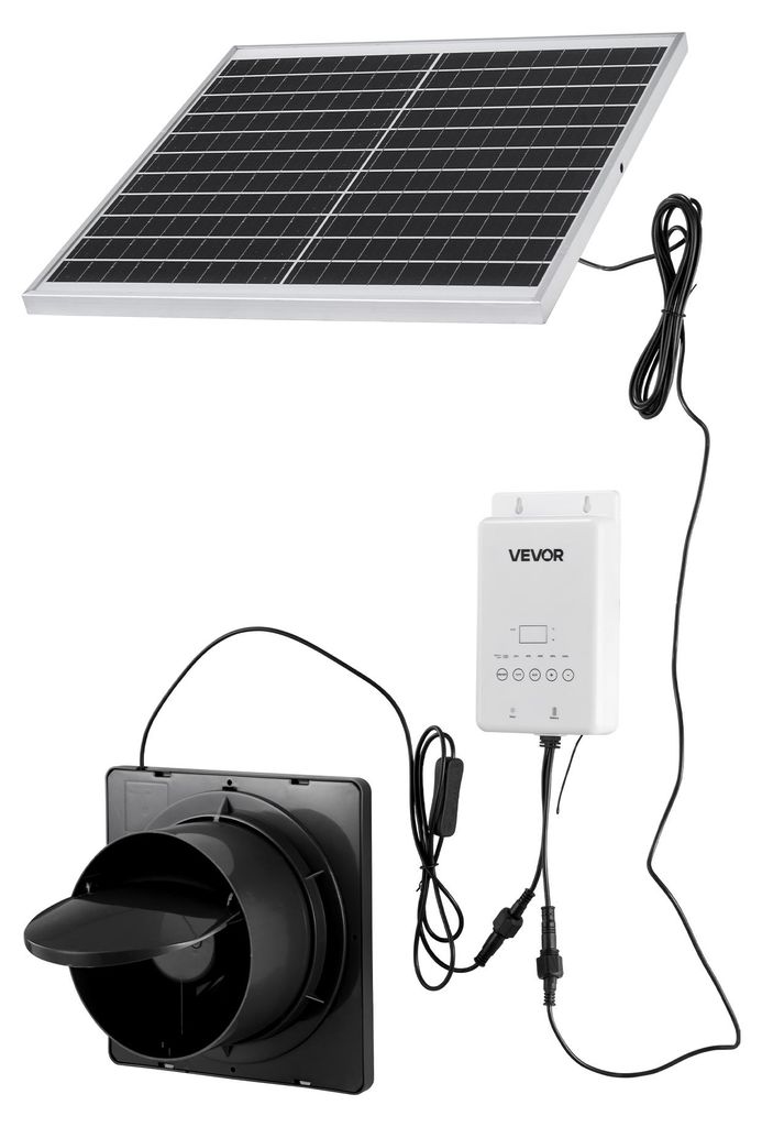 SucceBuy 20W Solar Ventilator, 12V Solarpanel mit Produktbild 