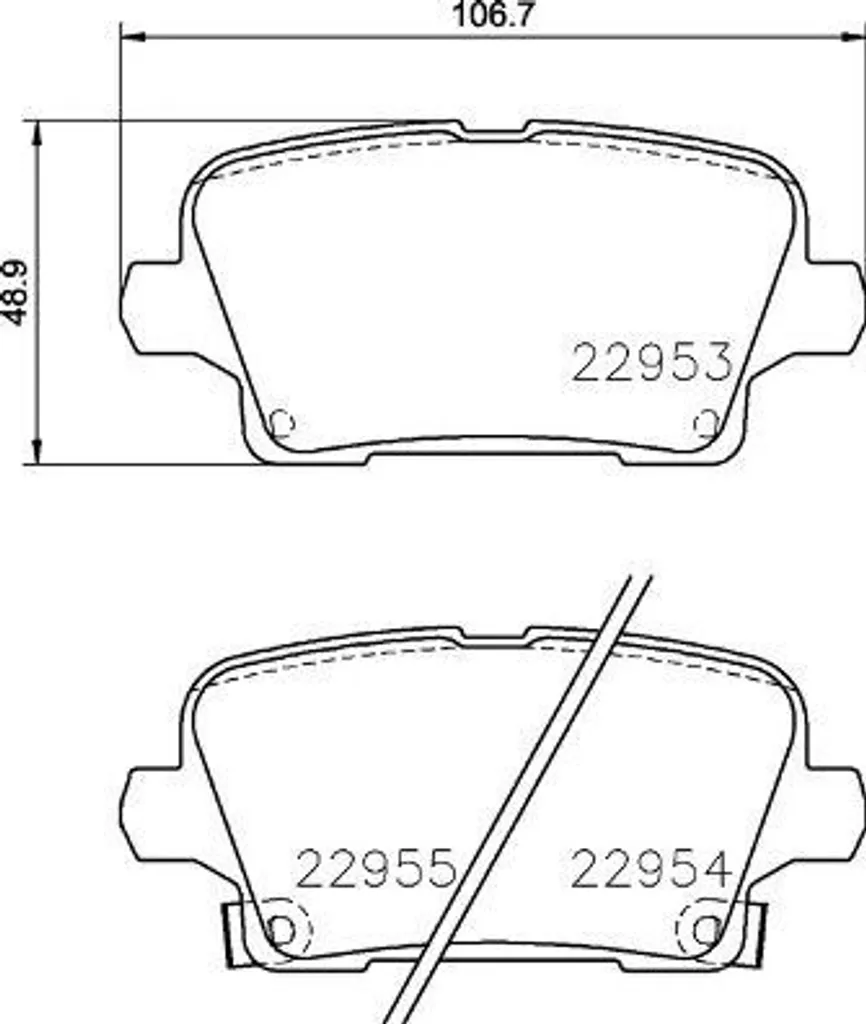 Plaquettes de frein Brembo P 59 097 pour entretien Opel Insignia B Z18