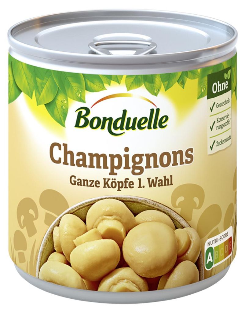 Pieczarki Bonduelle całe główki I. Wybór 390g Zdjęcie produktu 