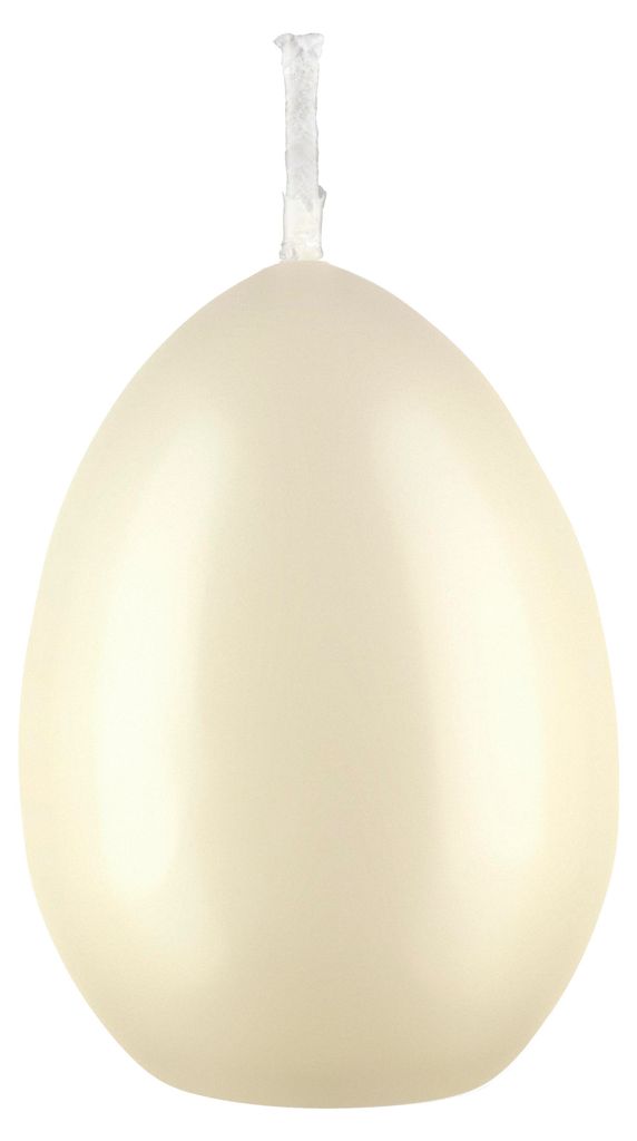 Maxi Eikerzen, Straußenei Champagner 140 x Ø 100 mm, 6 Stück