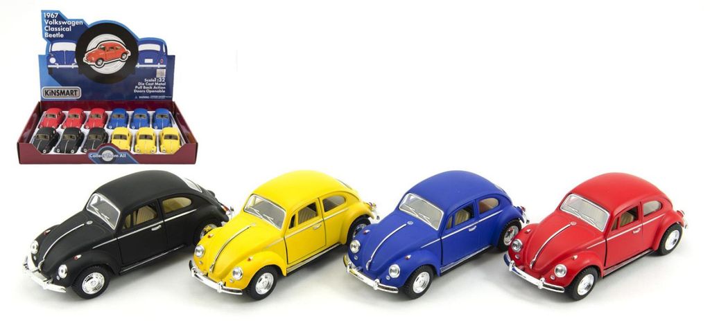Car Kinsmart VW Coccinelle classique métal/plastique 13cm Image du produit 