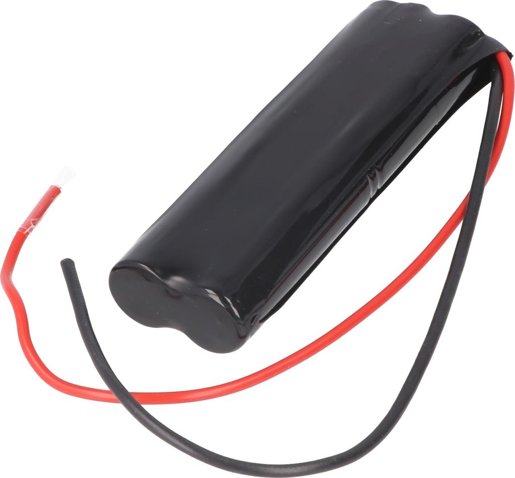 Notleuchtenakku NiMH 4,8V 1500mAh L2x2 Mignon AA mit 200mm Kabel