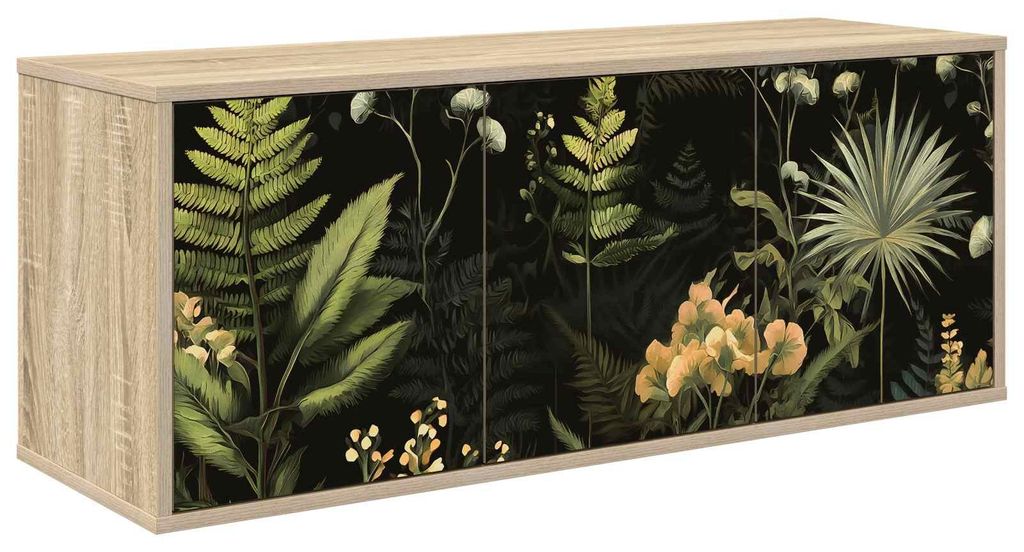 Wandmontierter TV-Schrank RHENEN 102 x 33 x 40 cm Produktbild 