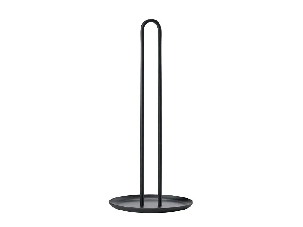Porte-essuie-tout Design Noir Singles pour Organisation de Cuisine Chic