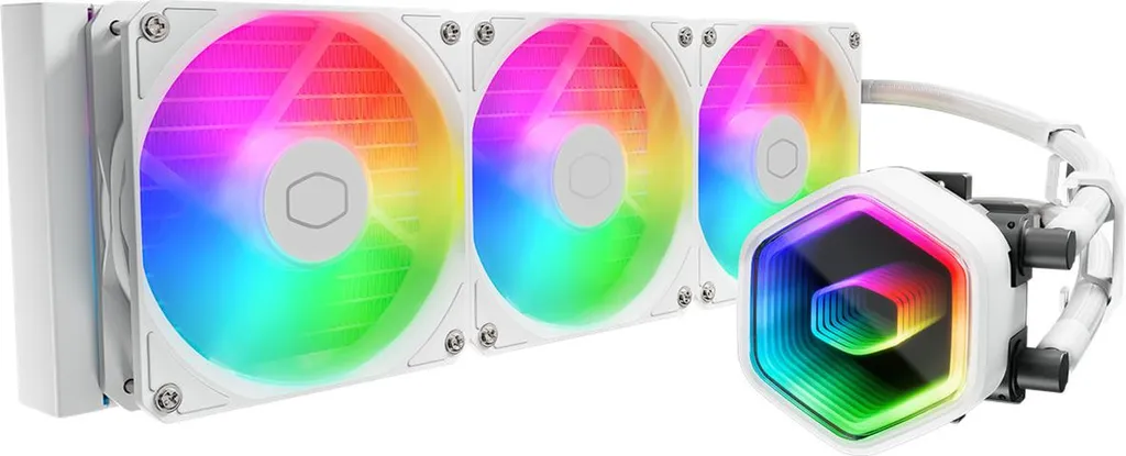 Cooler Master MasterLiquid 360 Core II Bianco: Dissipatore a Liquido ARGB