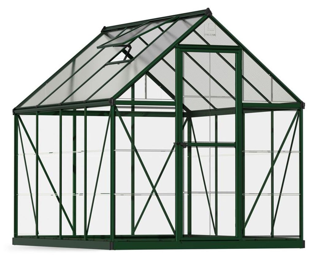 Palram - Canopia Aluminium Gewächshaus Hybrid 68 Grün Produktbild 