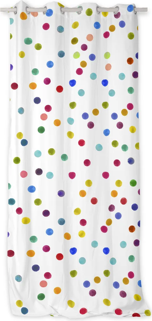 Rideau en coton HappyFriday Confetti Bunt multicolore haute qualité