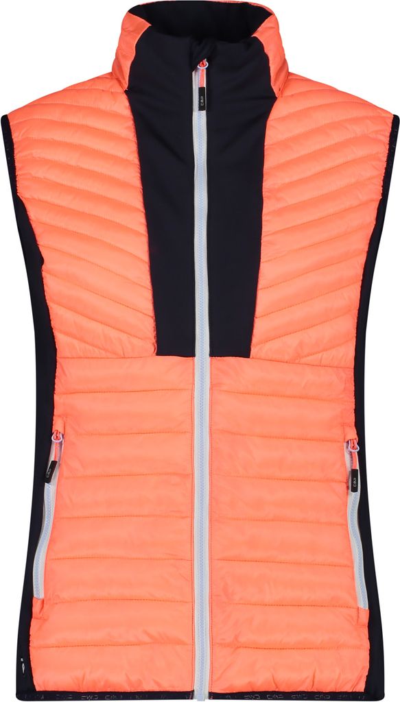 Cmp Woman Vest Hybrid Red Fluo Red Fluo 38