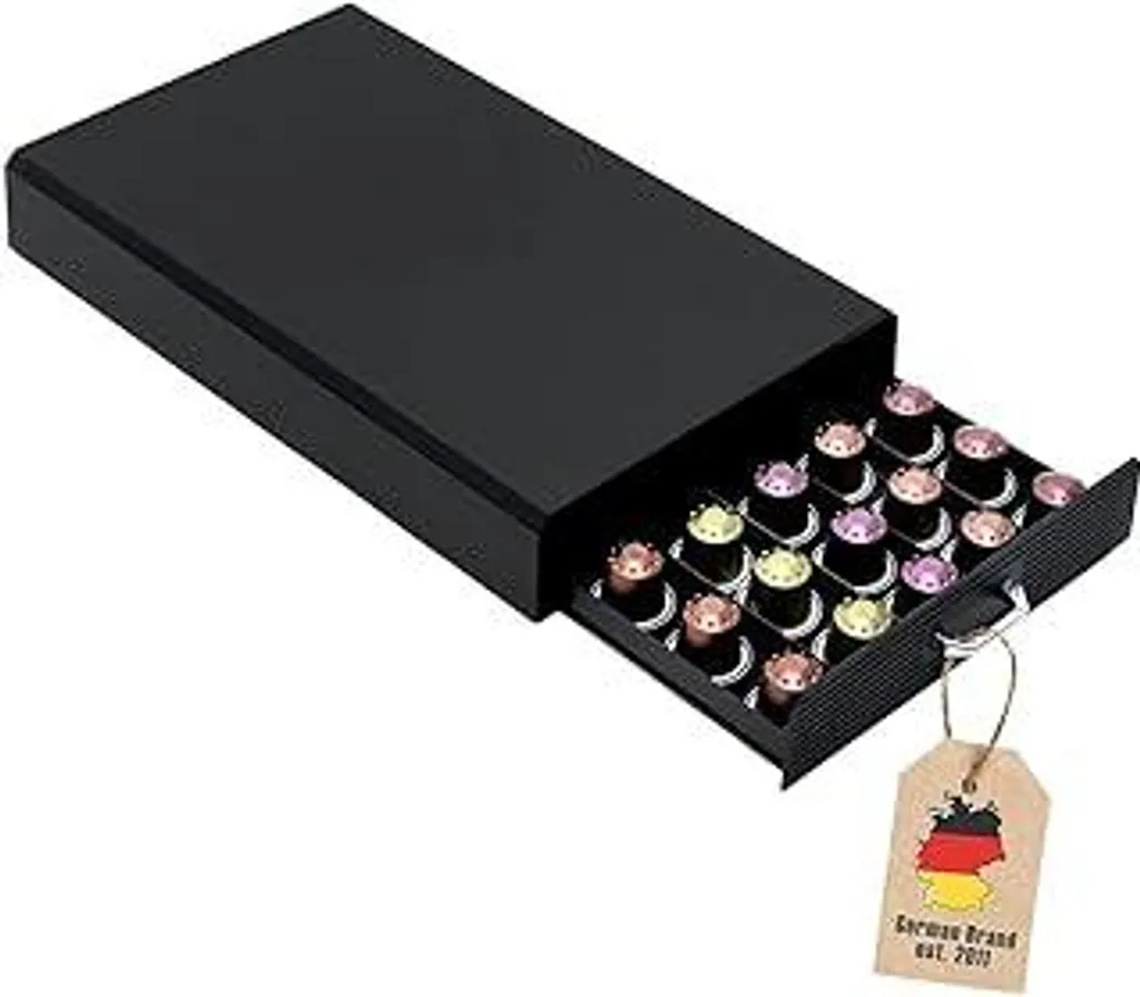 Cassetto Porta Capsule Nespresso Intirilife 50 Posti Nero | Offerta Online