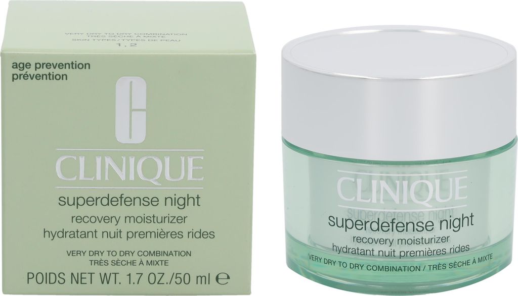 Clinique Superdefense Night Recovery, Frauen, 50 ml, Creme, Produktbild 