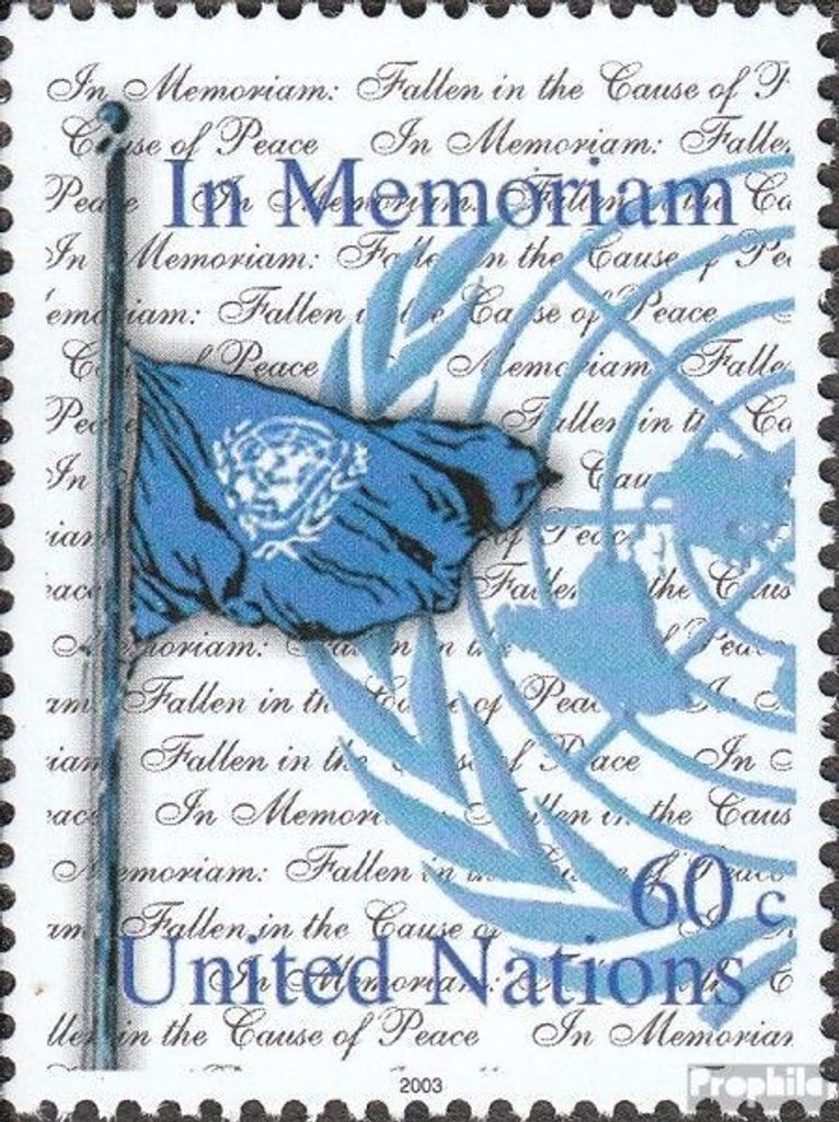 Briefmarken UNO - New York 2003 Mi 940 (kompl.Ausg.) postfrisch Freimarke