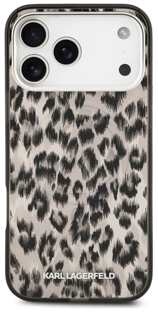 Protection iPhone 17 Pro Max Karl Lagerfeld Léopard - Accessoire Chic