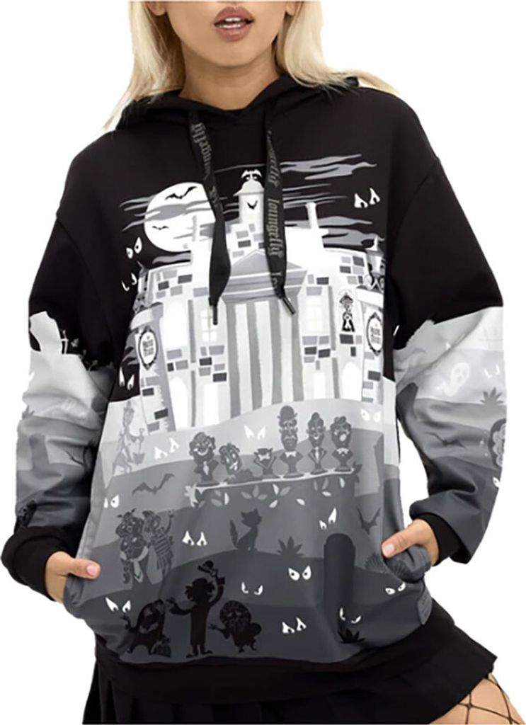 Loungefly Haunted Mansion Hoodie Schwarz XL Schwarz XL