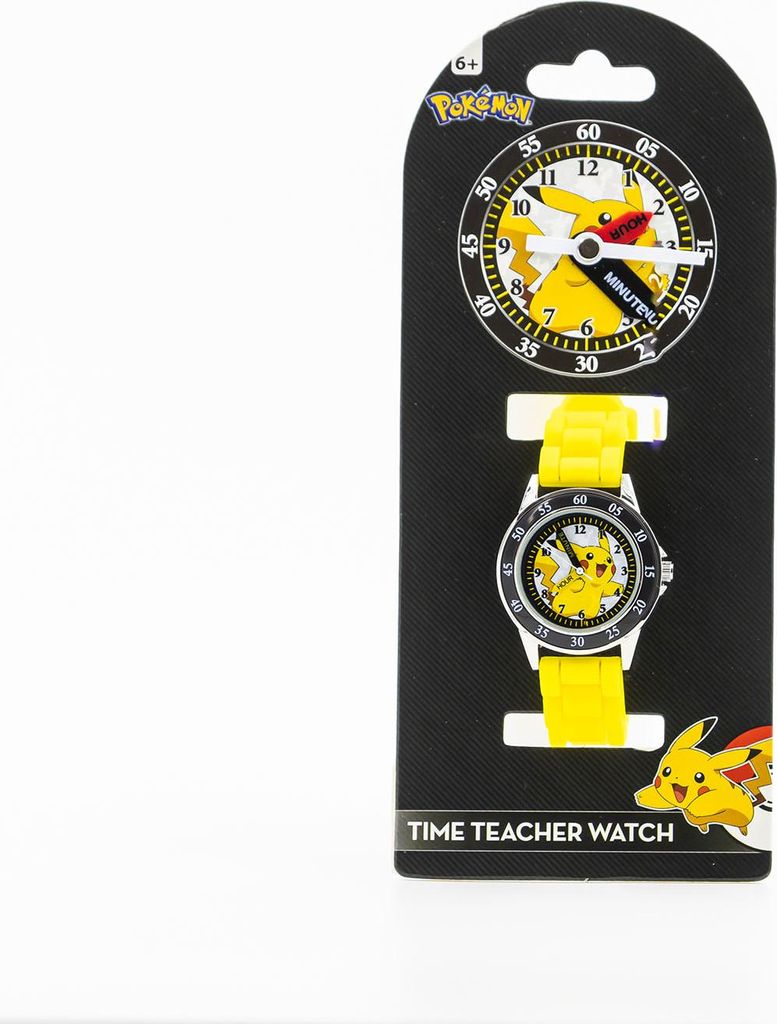 Accutime Kinderuhr Pokémon Pikachu, Analoge Armbanduhr mit Produktbild 