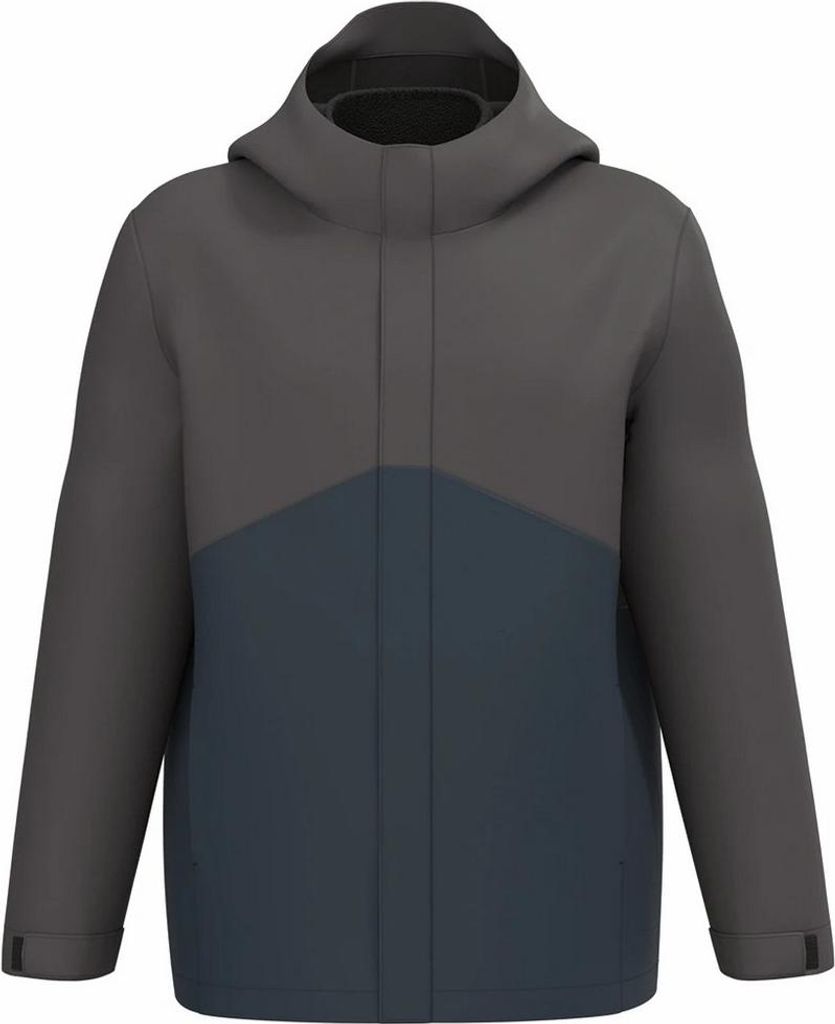 Kariban - Parka für Herren/Damen Uni, Zweifarbig PC8107 (XXL) (Marine/Dunkelgrau)