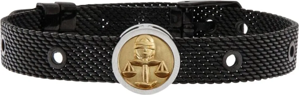 Bracciale unisex Law Talent Jewels TJA-2-05-01-2-235 Nero