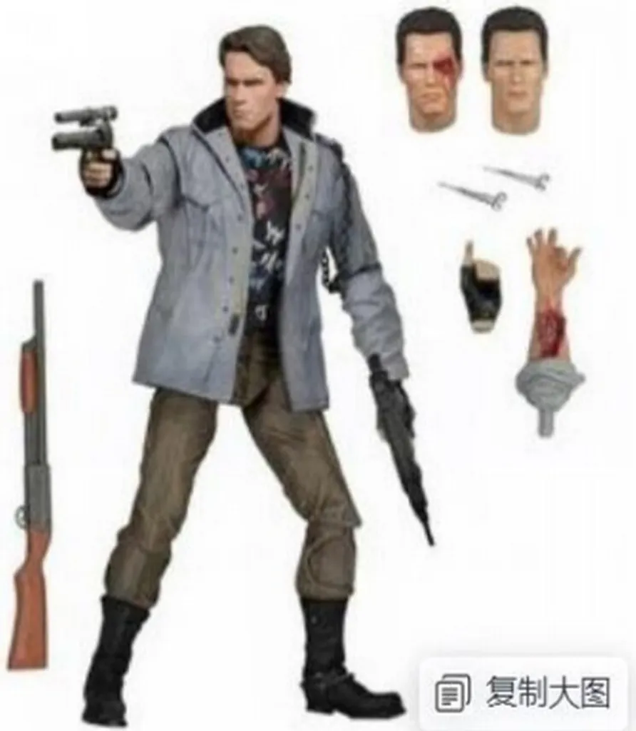 Figurine d'action Terminator T-800 Tech Noir NECA Ultimate Collectionneur - 9