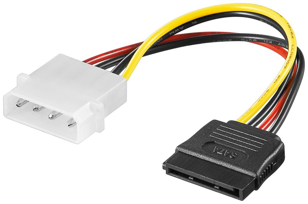 goobay Power Adapter 4 polig 5,25" Powerstecker auf 15 Produktbild 