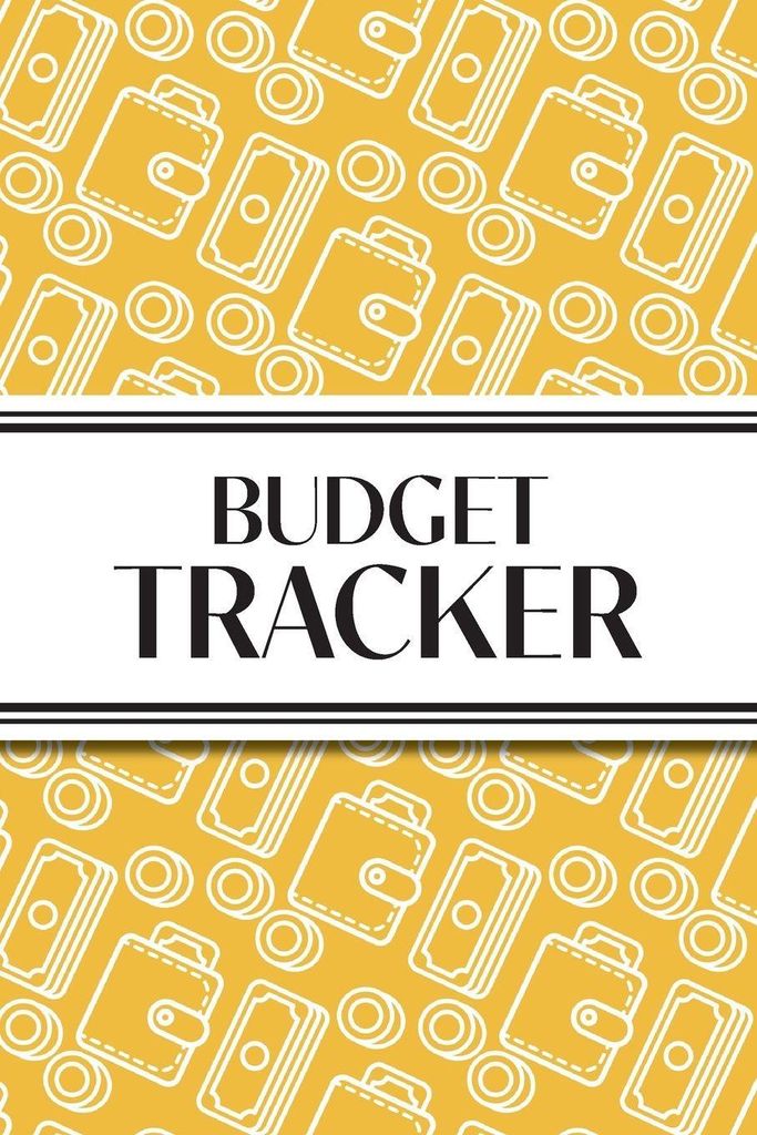Budget Tracker (Yellow and White Money Outlines)