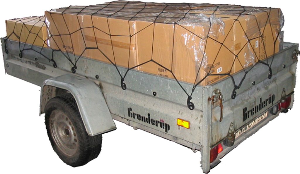 Filmer 38018 Anhängernetz 200 x 150 cm dehnbar auf 310 x 250 cm