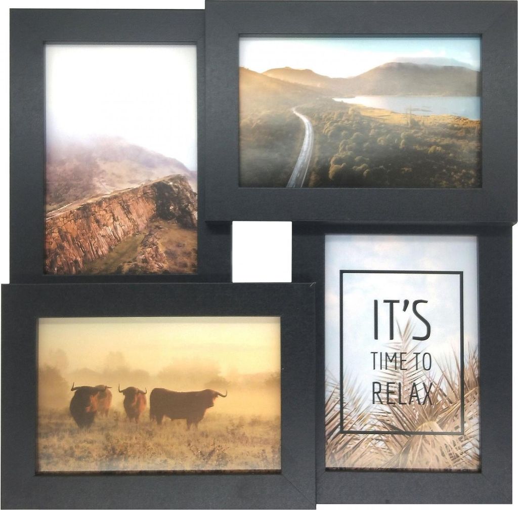 Henzo Galerie photo Pure Barry 4 photos 10x15 cm noir Image du produit 