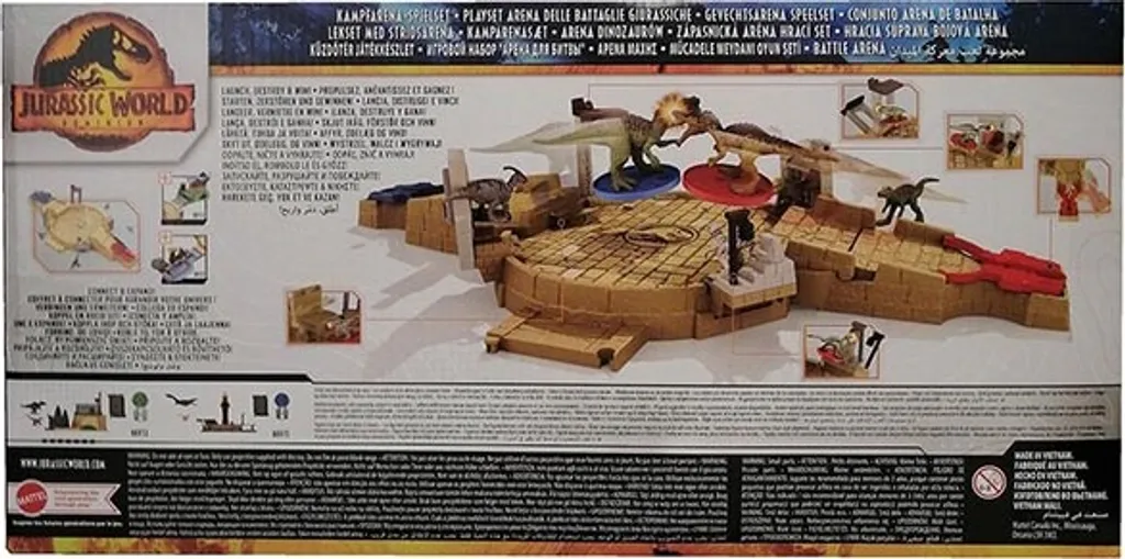 Arène de Combat Jurassic World : Solution de Jeu Propre pour Figurines - 7