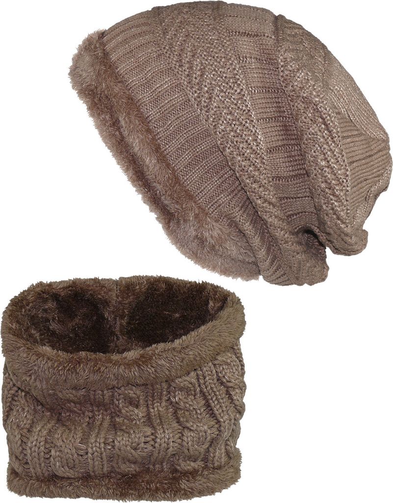 Set aus Beanie Mütze und Loop Schal Produktbild 