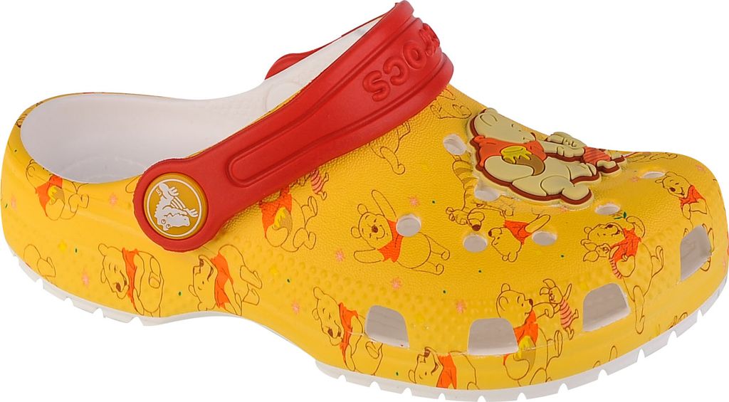 Crocs Classic Disney Winnie The Pooh T Clog 208358-94S, Badelatschen, für Mädchen, Gelb, Größe: 27/28