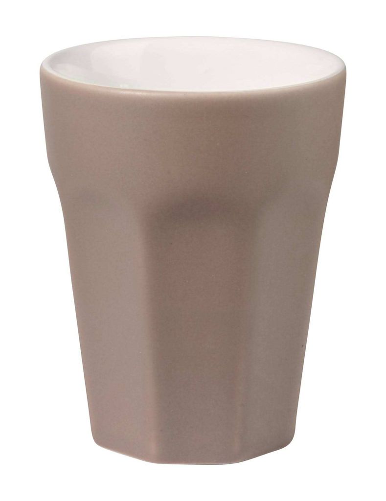 ASA Selection ti amo colore Becher Cappuccino, Cappuccinobecher, Kaffeetasse, Tasse, Steingut, Taupe, 250 ml, 5180208