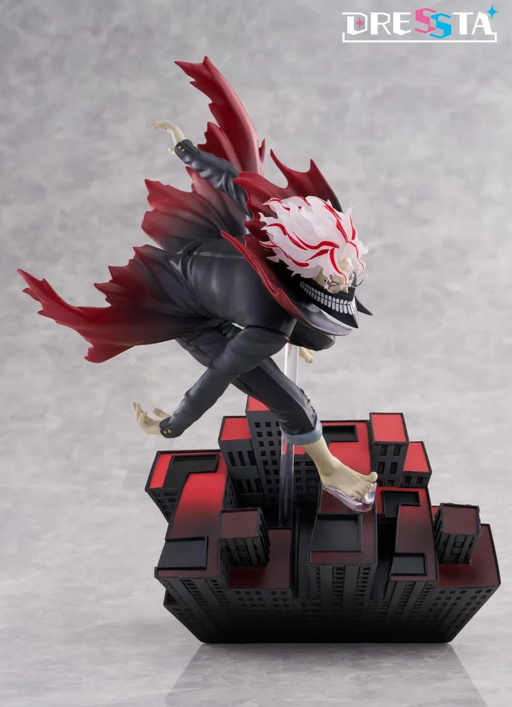 Déco Manga Dandadan : Figurine Okarun Transformée 24 cm Statue pour Vitrine