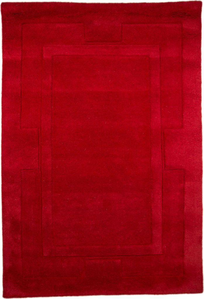KADIMA DESIGN SWING Apollo 75 cm x 150 cm Rot Farbe Rechteckig Indoor Teppich