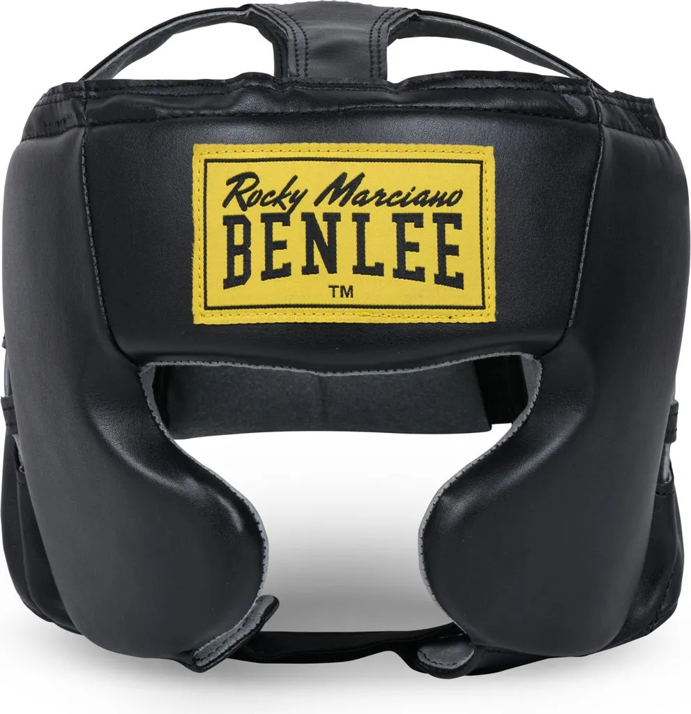 Casque de boxe BenLee Mike en similicuir noir protection intégrale L XL