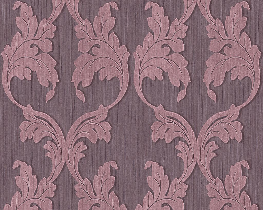 Architects Paper Textiltapete Tessuto, pastellviolett, rotlila, 10,05 m x 0,53 m, 956285, 95628-5