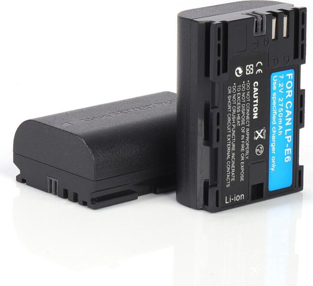 (2 kusy) Baterie do fotoaparátu LPE6 2750mAh Lithium Ion Obrázek produktu 6