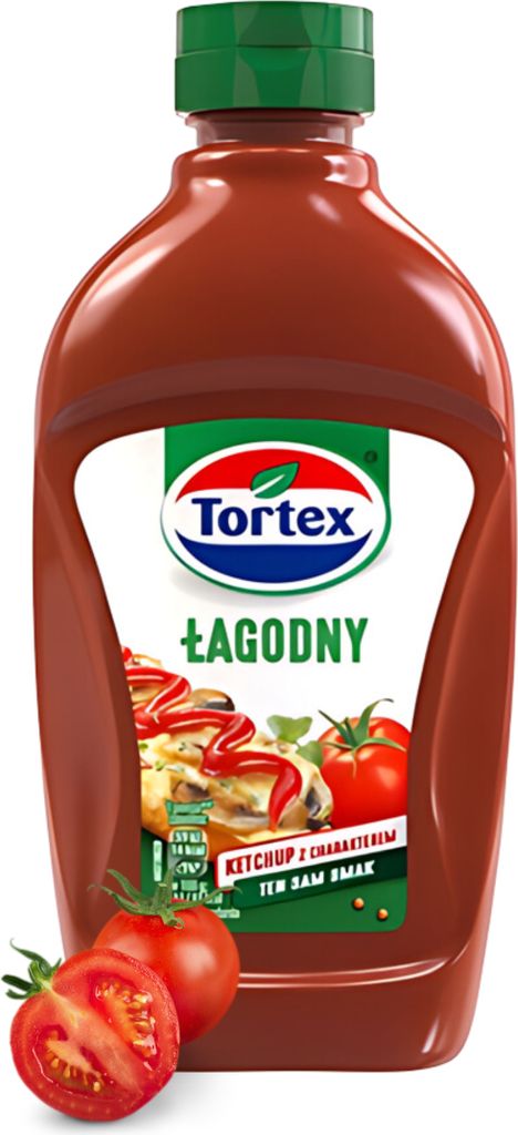 Ketchup Łagodny Tortex Pomidorowy do Frytek 470 g wyrazisty Zdjęcie produktu 