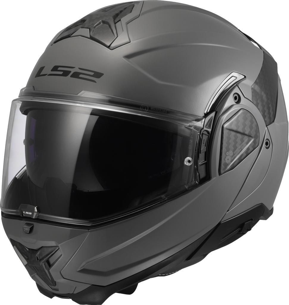 LS2 FF910 ADVANT II SOLID Klapphelm S in grau