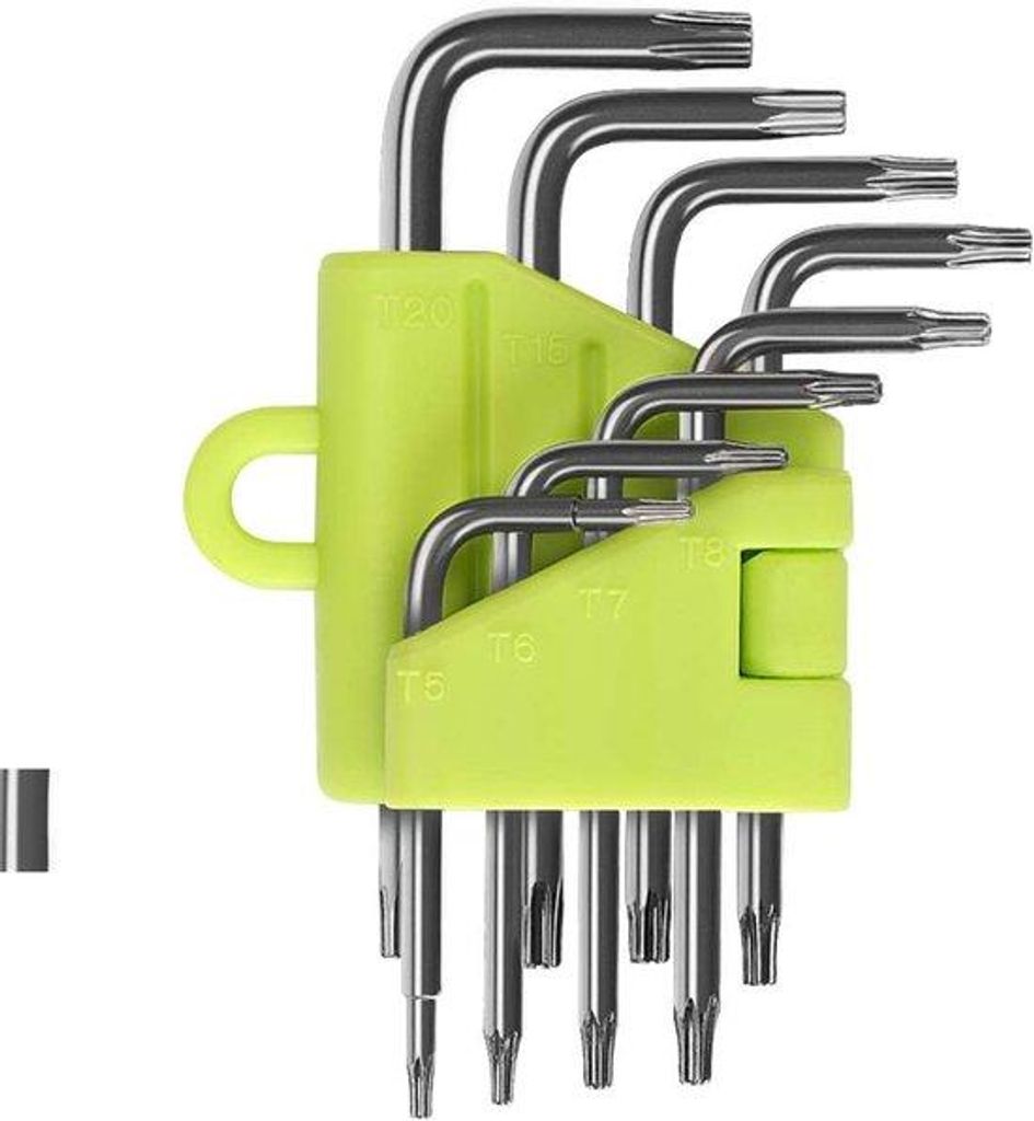 Torx-Schraubendreher-Set 8-teilig mit Praktischem Aufbewahrbehälter