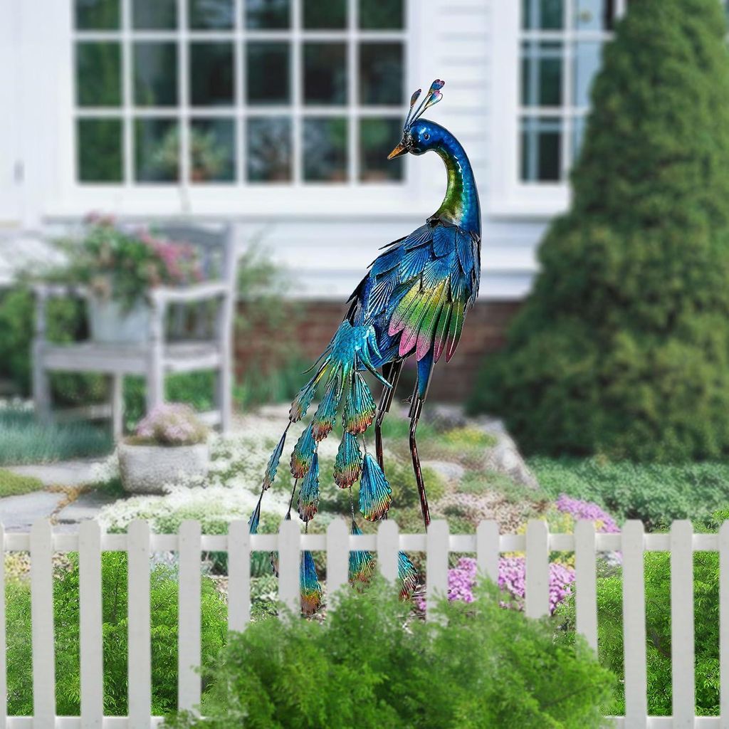 Garten-Statue aus Metall - Prächtiger stehender Produktbild 