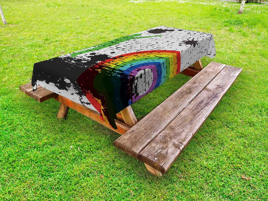 Tovaglia Rettangolare Graffiti ABAKUHAUS 145x210 | Urban Style Home