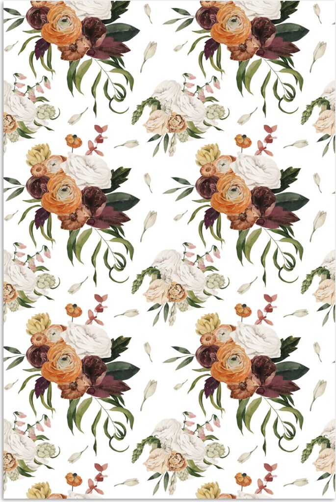 MuchoWow Poster Blumen - Blumenarrangement - Farben 60x90 cm - Wanddekoration