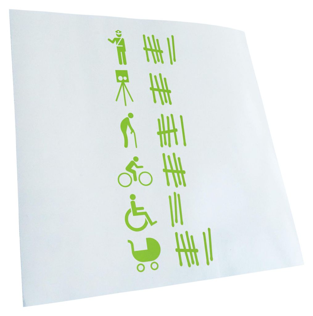 Kiwistar - Autoaufkleber - Opferliste senkrecht Heckscheibenaufkleber - Aufkleber für Auto Kfz Fahrrad, LKW, Truck Mofa